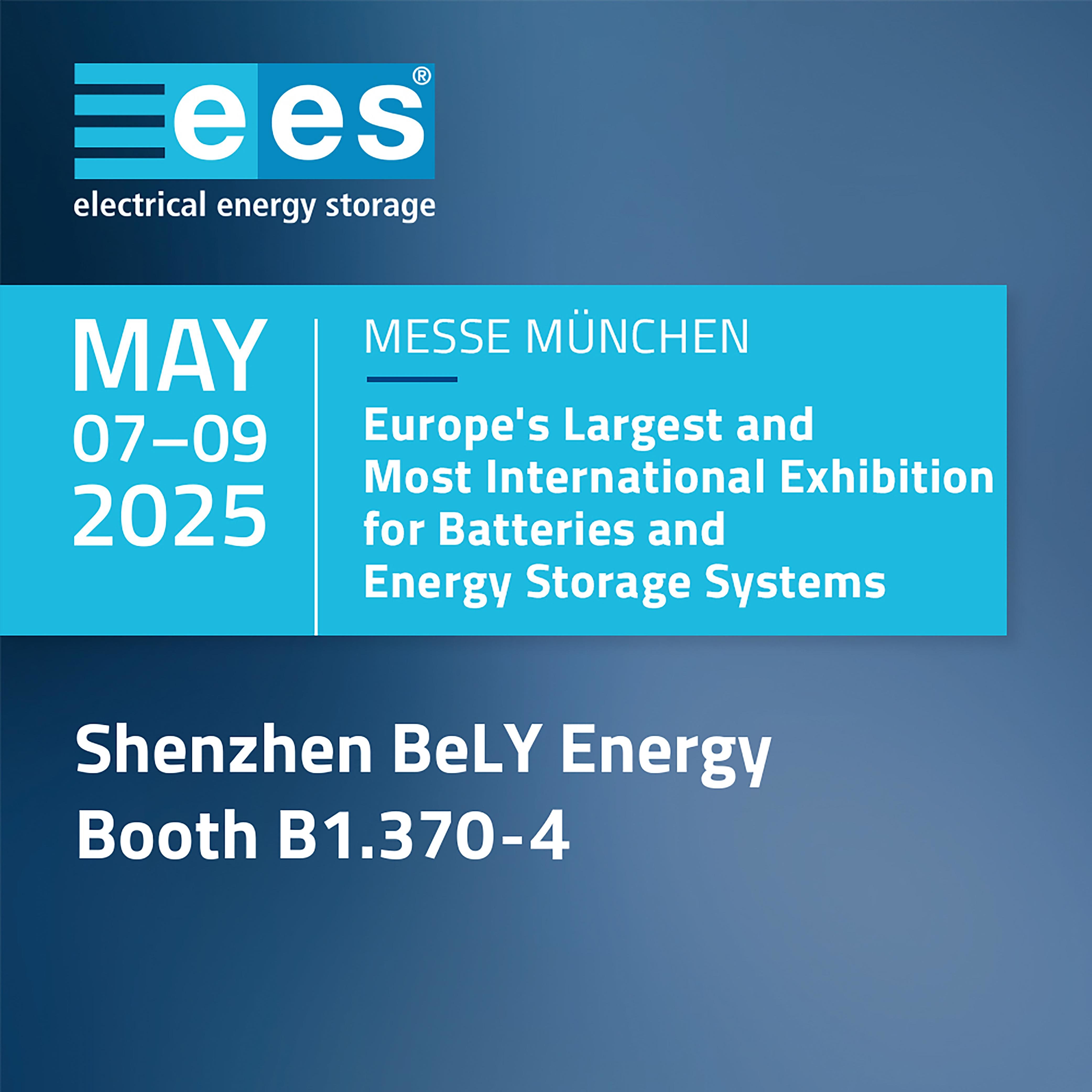 บล็อกบริษัทล่าสุดเกี่ยวกับ ยินดีต้อนรับเข้าร่วมงาน The smarter E Europe 2025