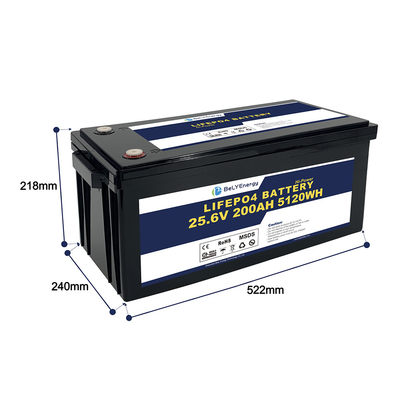 ซื้อ Bely อุปกรณ์พลังงานเกรด A 24v 200ah lifepo4 แบตเตอรี่ Rv Solar Lifepo4 แบตเตอรี่ทะเล online manufacture