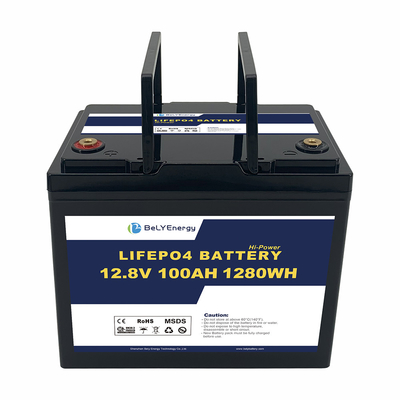 ซื้อ Bely Energy แบตเตอรี่ LiFePo4 สามารถชาร์จได้ 12V 100AH สําหรับสถานีสื่อสาร RV online manufacture