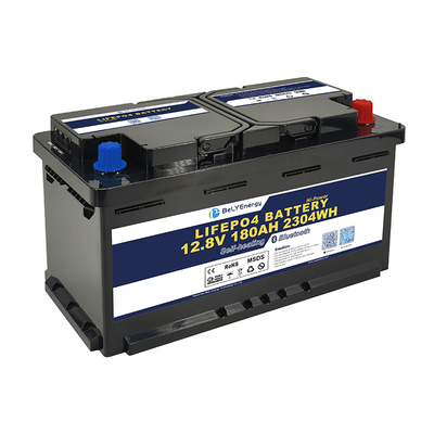 ซื้อ IP65 กล่อง LiFePo4 แบตเตอรี่ 12V180AH สําหรับ RV 5000 อายุจักรยาน 2304Wh พลังงาน online manufacture
