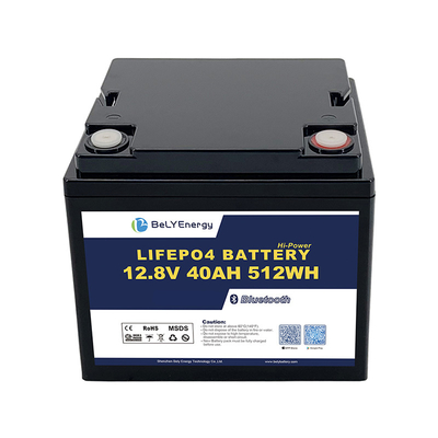 ซื้อ ความจุ 12.8V 40Ah Bluetooth แบตเตอรี่ลิธีਅਮ ป้องกันห้อง IP65 512Wh พลังงาน online manufacture
