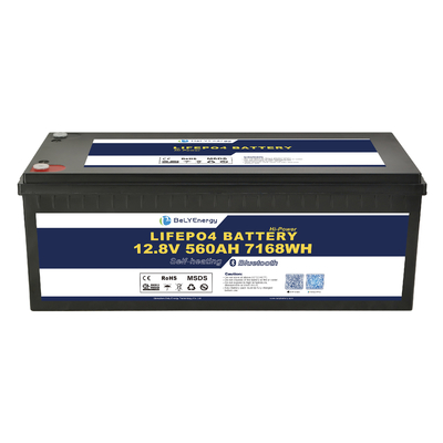 ซื้อ แบตเตอรี่ LiFePO4 12V 560Ah ชาร์จใหม่ ประหยัด 5000 จังหวะ แบตเตอรี่ LiFePO4 12v online manufacture