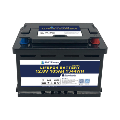 ซื้อ H6 DIN กล่องแบตเตอรี่ลิตিয়ামกับ BT 12V 105AH สําหรับ RV คาราวาน พลังงานเก็บ online manufacture