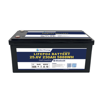 ซื้อ แบตเตอรี่ลิธีอุปกรณ์จุสูง 24V230AH LiFePO4 พร้อม BMS สมาร์ท online manufacture