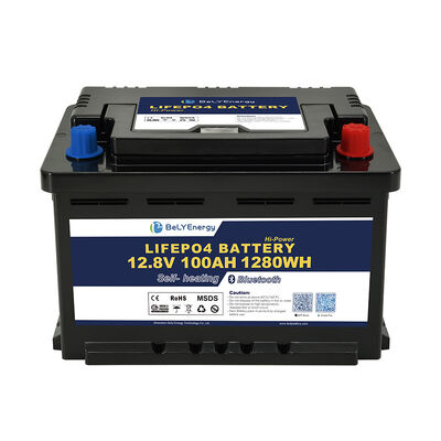 ซื้อ พกพา คุณภาพสูง การปรับแต่ง 3000 วงจร LiFePO4 แบตเตอรี่ 12V100Ah สําหรับเรือ online manufacture