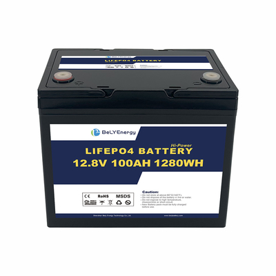 ซื้อ 12V 100AH 1280Wh LiFePO4 แบตเตอรี่ลิทธิียมไอออน พร้อมเซลล์ปริสตามิกเกรดใหม่ A online manufacture