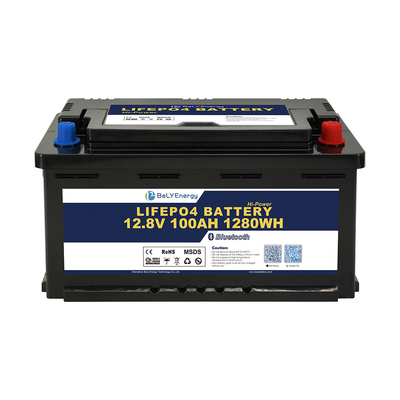 ซื้อ Bely Energy ภายใน BMS 12V100AH แบตเตอรี่แสงอาทิตย์ที่สามารถชาร์จใหม่ได้ สําหรับรถ RV รถไฟฟ้า ทะเล online manufacture