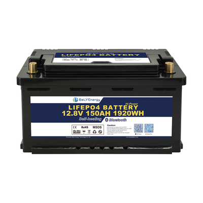 ซื้อ แบตเตอรี่ลิเธียมไอออน Bely Energy 12V150AH แบตเตอรี่สำรองลิเธียมไอออนสำหรับ RV, ออฟโรด, โซลาร์เซลล์ online manufacture
