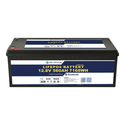 ซื้อ อายุจักรยานยาว อุณหภูมิต่ํา แบตเตอรี่ลิตยูม LFP-12V560AHBLH ในปัจจุบันการชาร์จ 100A กับ 5000 วงจร online manufacture