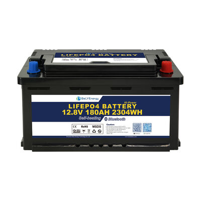 ซื้อ การเก็บพลังงานที่อยู่อาศัย ระยะอายุยาว Bluetooth แบตเตอรี่ LiFePo4 12V ด้วยความจุ 180Ah และพลังงาน 2304Wh online manufacture