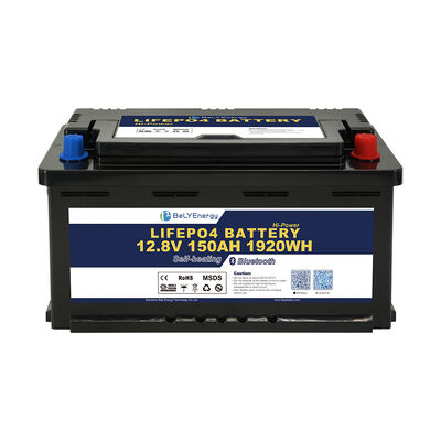ซื้อ IP65 ป้องกันห้อง 12V150AH LiFePo4 แบตเตอรี่ 1920Wh พลังงาน ทนทาน ปลอดภัย แหล่งพลังงานชาร์จใหม่สําหรับรถไฟฟ้า online manufacture