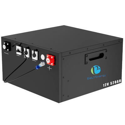 ซื้อ IP54 ป้องกันห้อง 12V520Ah LiFePo4 แบตเตอรี่ชาร์จใหม่ เหมาะสําหรับการเดินทางรถคาราวาน online manufacture