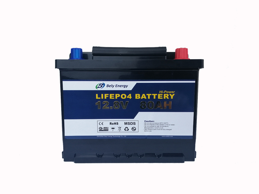 ซื้อ 100% DOD 80 Amp Hour 12V LiFePo4 Battery Rechargeable Lifepo4 Caravan Battery online manufacture