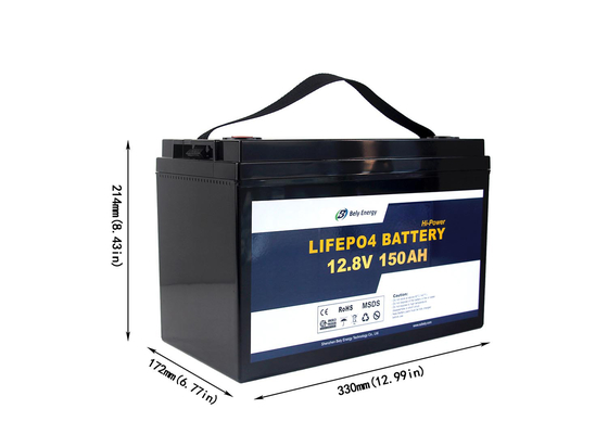 ซื้อ CE MSDS 12V 150AH แบตเตอรี่ LiFePO4 แบบรีชาร์จสำหรับรถกอล์ฟ online manufacture