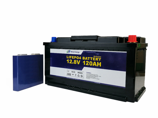 ซื้อ เรือ RV สันทนาการ รอบลึก แบตเตอรี่ลิเธียมไอออน 12v 120ah online manufacture
