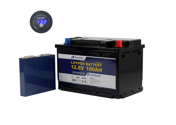 ซื้อ ไฟถนนแบตเตอรี่ลิเธียมมารีน 100Ah 12V Lifepo4 แบตเตอรี่พร้อมจอแสดงผล online manufacture