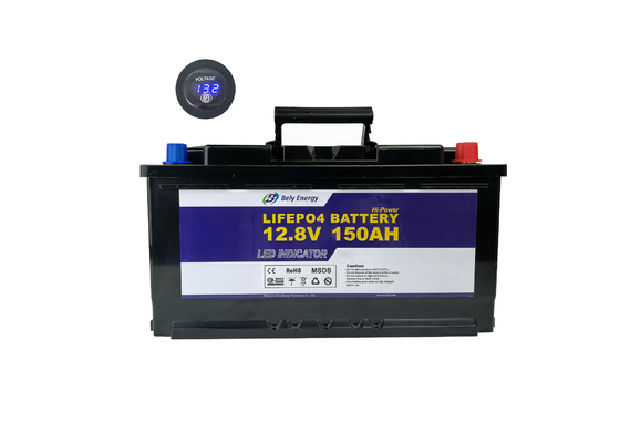 ซื้อ รถกอล์ฟขนาด 12V 150Ah ที่กำหนดเองสำรองแบตเตอรี่ลิเธียมสำหรับเครื่องใช้ไฟฟ้าภายในบ้าน online manufacture
