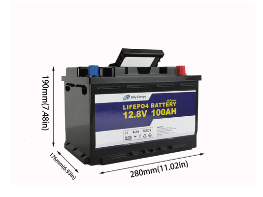 ซื้อ 1280Wh 100 แอมป์ชั่วโมง 12 โวลต์ Lifepo4 แบตเตอรี่สำหรับเก็บพลังงานแสงอาทิตย์ online manufacture