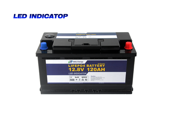 ซื้อ เรือดำน้ำแบตเตอรี่ลิเธียมไอออน Lifepo4 แบตเตอรี่ 12V 120Ah พร้อมจอแสดงผล LED online manufacture