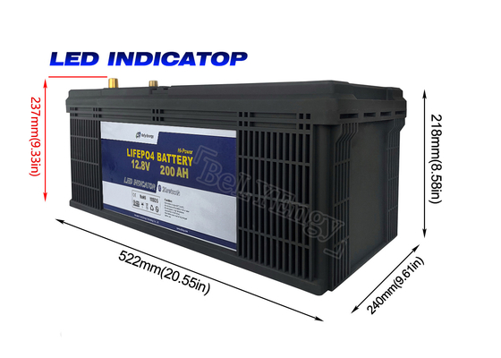 ซื้อ รถกอล์ฟขนาด 12V 200Ah แบตเตอรี่ลิเธียม LED รถกอล์ฟไฟฟ้าแบตเตอรี่ลิเธียม online manufacture