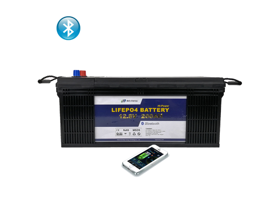 ซื้อ Communication Station EV RV แบตเตอรี่ลิเธียมเหล็กฟอสเฟต 12V 200Ah online manufacture