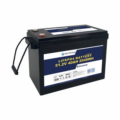 Bely Energy 5000 วงจร 40AH 48V LiFePO4 แบตเตอรี่สําหรับ Yachit 100% DOD ใช้แสงอาทิตย์