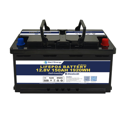 Bely Energy 150AH 12V LiFePo4 แบตเตอรี่ บลูทูธ และการทําความร้อนด้วยตนเอง สําหรับ Yachit Medical