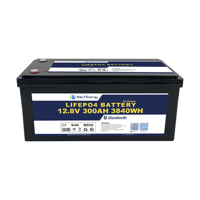 พกพา IP65 กันน้ํา ดีไซน์คอมแพคต์ 12.8V 300Ah LiFePO4 แบตเตอรี่ลิธีอุตสาหกรรมแสงอาทิตย์