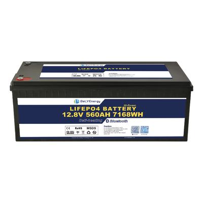 แบตเตอรี่ลิธีียม 12V 560AH กับปัจจุบัน 300A BMS LiFePO4 กับ BT และการทําความร้อนด้วยตัวเอง