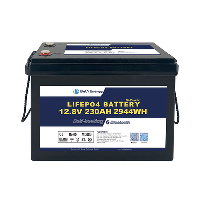การใช้งานที่หลากหลาย การออกแบบที่คอมแพคต ความมั่นคง 12V 230Ah LiFePo4 แบตเตอรี่สําหรับ Camper Marine