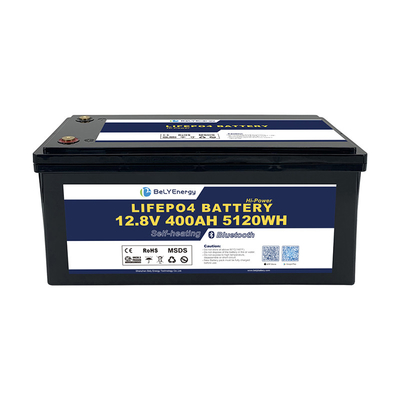 วงจรลึก แบตเตอรี่ลิทธิียมอิออนความจุขนาดใหญ่ ระยะยาว 12V400AH สําหรับเรือ RV