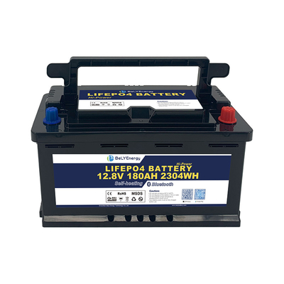 แบตเตอรี่ LiFePO4 12 วอท พร้อมเคส H8 DIN และ Smart BMS พร้อม Bluetooth และทําความร้อนด้วยตัวเองเพื่อการชาร์จอุณหภูมิต่ํา