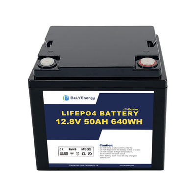 แบตเตอรี่ LiFePo4 12V 50AH พร้อมกับ Smart BMS