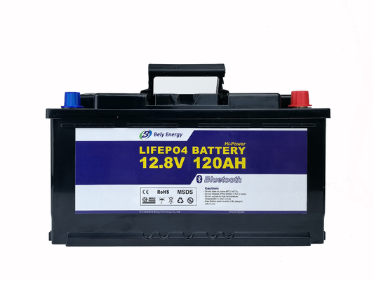 4000 รอบ 12V 100AH ​​แบตเตอรี่ลิเธียมบลูทู ธ พักผ่อนสำหรับ Garmin Panoptix