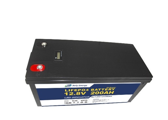 แบตเตอรี่สำรอง 12V 200Ah Powerwall แบตเตอรี่จอแสดงผล LED เรือดำน้ำ