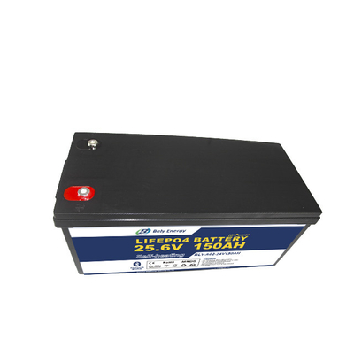 ชุดแบตเตอรี่ลิเธียมไอออนแบบชาร์จไฟ 150Ah ชุดแบตเตอรี่สำรอง 25.6 V Lifepo4