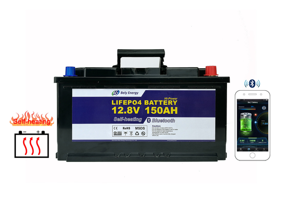 แบตเตอรี่ลิเธียมสำหรับเครื่องบิน GPS สำหรับเครื่องบิน 12V 150Ah LiFePO4 สำหรับ RV