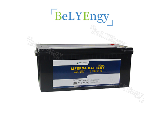แบตเตอรี่ลิเธียมไอออน 180Ah 24V แบตเตอรี่ 25.6V รอบลึกสำหรับรถพ่วงเดินทาง